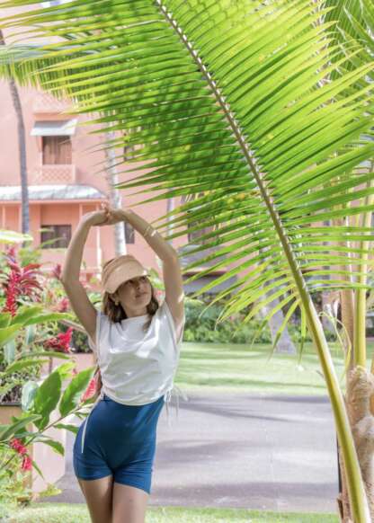 Aloha Side Drawstring T-shirt