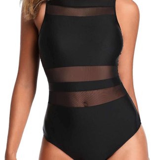 High Neck One Piece - Front