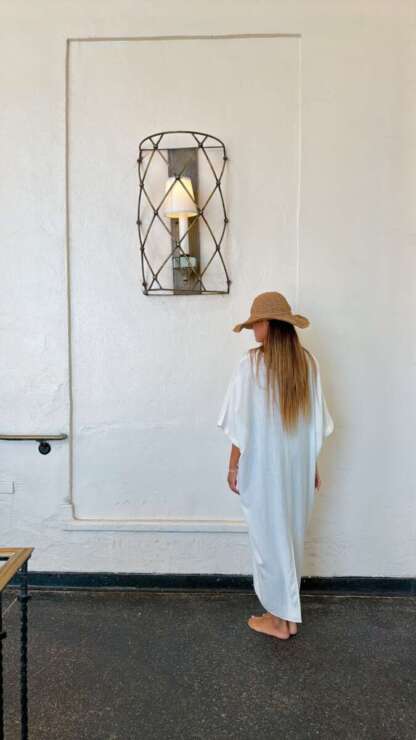 Linen V neck Summer Dress