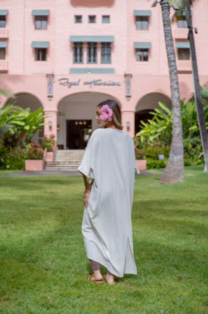 Linen V neck Summer Dress